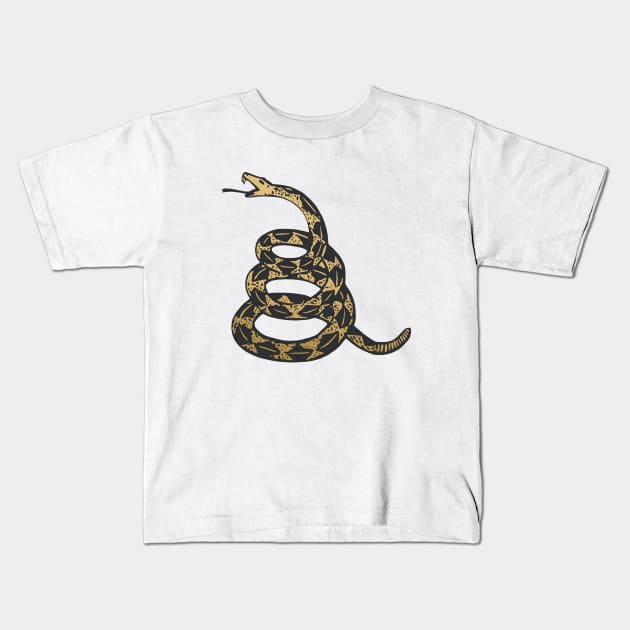 gadsden flag Kids T-Shirt by psanchez